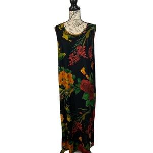 Positive attitude Medium floral maxi dress